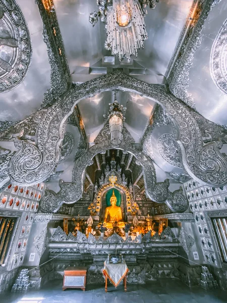Wat Sri Suphan, templo de plata de Chiang Mai en Tailandia — Foto de Stock