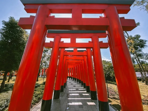 Hinoki land japan attraction in Chai Prakan District, Chiang Mai, Tailandia — Foto de Stock