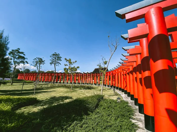 Chai Prakan Bölgesi, Chiang Mai, Tayland 'daki Hinoki bölgesi japan cazibesi — Stok fotoğraf