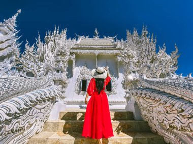 Wat Rong Khun, Chiang Rai 'deki Beyaz Tapınak, Chiang Mai, Tayland