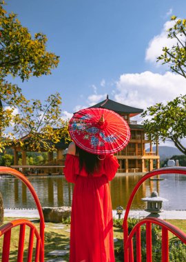 Chai Prakan Bölgesi, Chiang Mai, Tayland 'daki Hinoki bölgesi japan cazibesi
