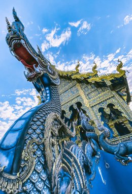 Wat Rong Suea 10, Chiang Rai 'deki Mavi Tapınak, Chiang Mai, Tayland