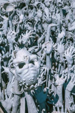 Wat Rong Khun, Chiang Rai 'deki Beyaz Tapınak, Chiang Mai, Tayland
