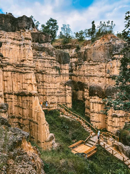 Parco nazionale del Pha Chor Canyon nella provincia di Chiang mai, Thailandia — Foto Stock