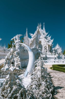 Wat Rong Khun, Chiang Rai 'deki Beyaz Tapınak, Chiang Mai, Tayland