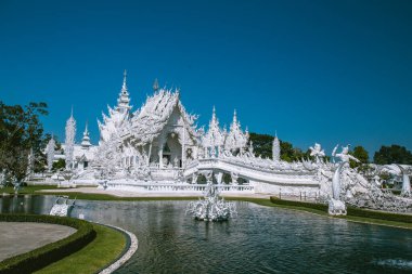 Wat Rong Khun, Chiang Rai 'deki Beyaz Tapınak, Chiang Mai, Tayland