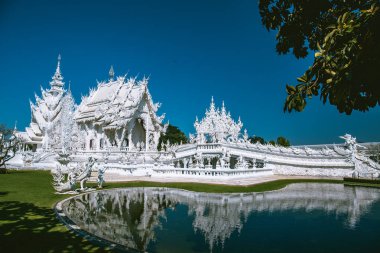 Wat Rong Khun, Chiang Rai 'deki Beyaz Tapınak, Chiang Mai, Tayland