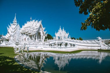 Wat Rong Khun, Chiang Rai 'deki Beyaz Tapınak, Chiang Mai, Tayland