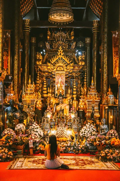 Wat Pa Dara Phirom Phra Aram Luang Mae Rim, Chiang Mai, Tayland — Stok fotoğraf