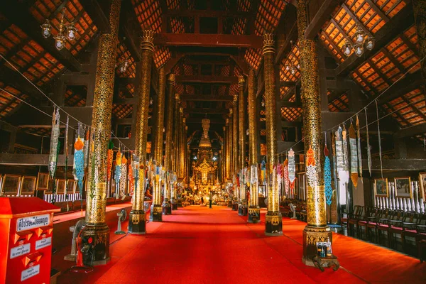 Wat Pa Dara Phirom Phra Aram Luang v Mae Rim, provincie Chiang Mai, Thajsko — Stock fotografie