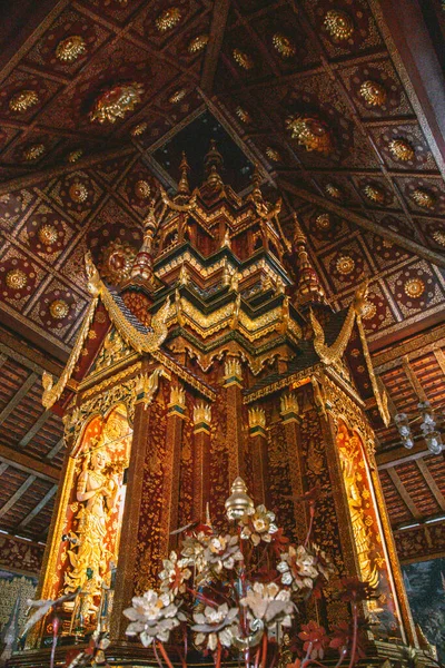 Wat Pa Dara Phirom Phra Aram Luang a Mae Rim, provincia di Chiang Mai, Thailandia — Foto Stock