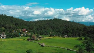 Pai 'deki Bambu Köprüsü, Mae Hong Son, Chiang Mai, Tayland