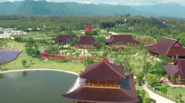 Chai Prakan Bölgesi, Chiang Mai, Tayland 'daki Hinoki bölgesi japan cazibesi