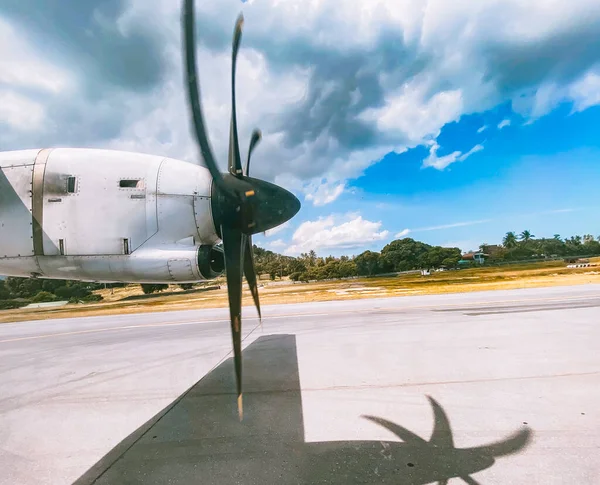 Vue Aérienne Koh Samui Depuis Avion Thaïlande Asie Sud Est — Photo