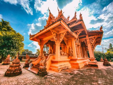 Wat Ratchathammaram Koh Samui, Tayland, Güneydoğu Asya