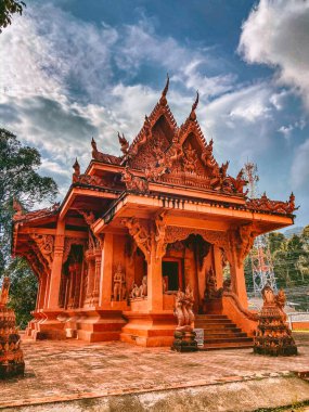 Wat Ratchathammaram Koh Samui, Tayland, Güneydoğu Asya