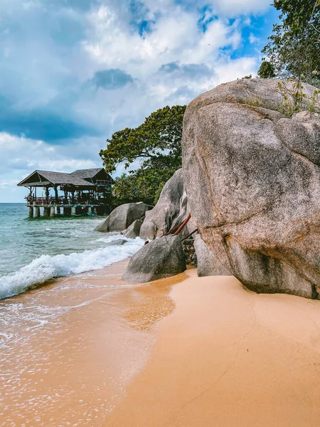 View of the beach in Koh Tao, Samui province, Thailand, south east Asia — Stock Photo, Image