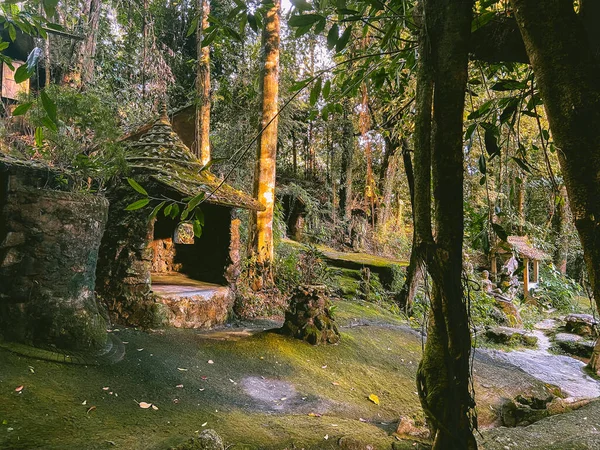 Μυστικός Βούδας Μαγικός Κήπος στο Koh Samui, Ταϊλάνδη — Φωτογραφία Αρχείου