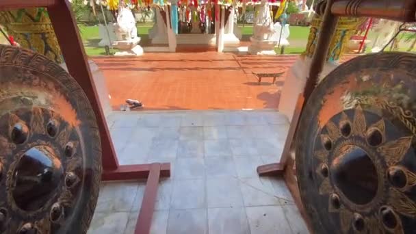 泰国Mae Rim的Wat Pa Daraphirom寺 — 图库视频影像