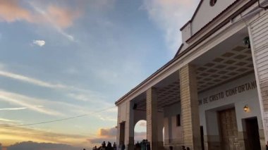 Bogota, Kolombiya 'daki Monserrate Dağı bakış açısı