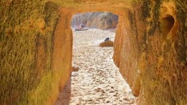 Portekiz 'in Faro bölgesinde Algarve plajı, Avrupa