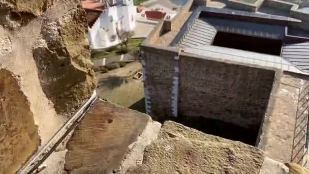 Замок Мертола в провинции Алентежу Португалии, Европа — стоковое видео
