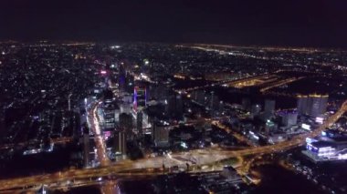 Tayland 'da Bangkok' ta Rama 9 hava manzarası