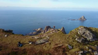 Norveç 'teki Lofoten adaları ve sahil manzarası