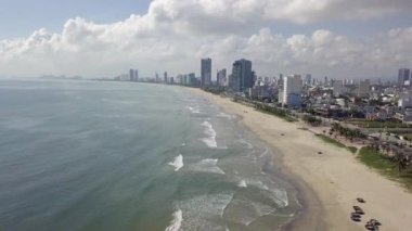 Da Nang plaj manzarası Orta Vietnam 'da