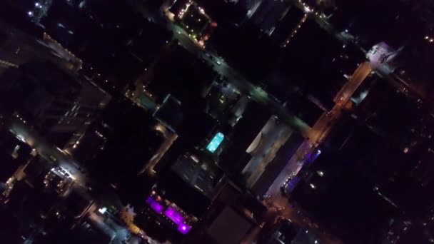 Vista aérea de Sukhumvit en el centro de Bangkok en Tailandia — Vídeos de Stock
