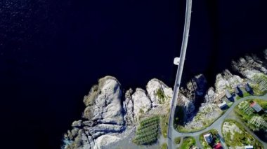 Norveç 'teki Lofoten adaları ve sahil manzarası