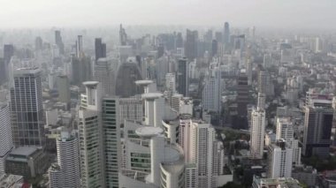 Tayland, Bangkok Asoke ve Khlong Toey 'in kapalı hava manzarası
