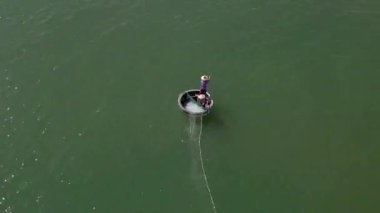 Da Nang plaj manzarası Orta Vietnam 'da