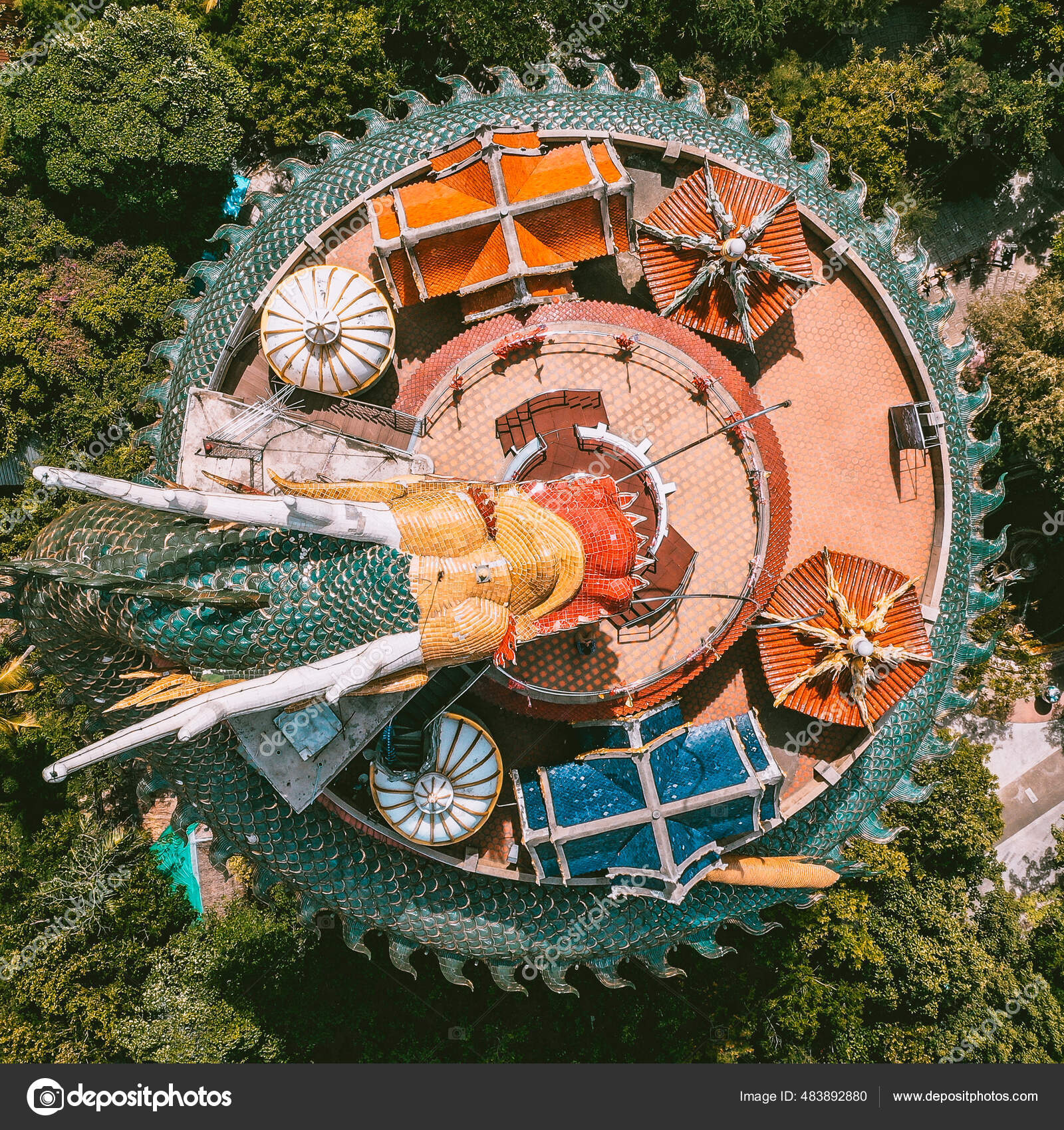 Dragon Temple Wat Samphran In Nakhon Pathom Thailand Stock Editorial Photo C Worldpitou Gmail Com 4