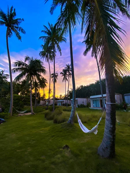 Koh Kood, Trat, Tayland 'da gizlenme plajı günbatımı — Stok fotoğraf