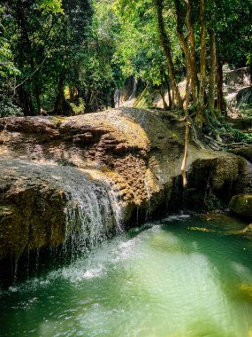 Pha Tad Şelalesi, Kanchanaburi, Tayland