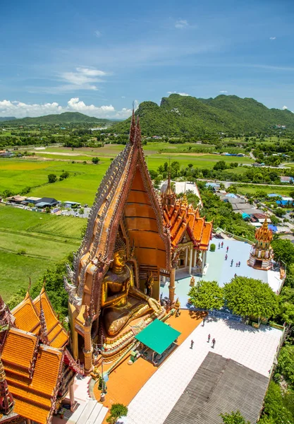 Wat Tham Khao Noi and Wat Tham Sua in Kanchanaburi, Thailand — Stock Photo, Image