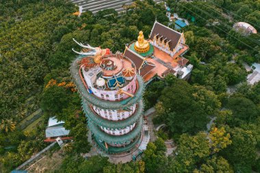 Nakhon Pathom, Tayland 'daki Ejder Tapınağı Wat Samphran