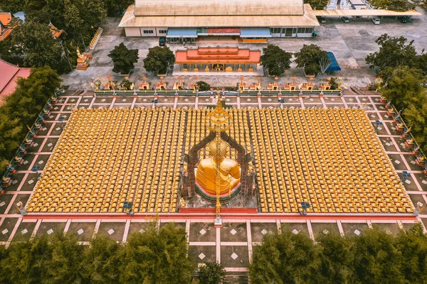 Phuttha Utthayan Makha Bucha Anusorn, Buddhism Memorial Park v Nakhon Nayok, Thajsko — Stock fotografie