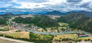 Bang Pu balıkçı köyü Sam Roi Yot Milli Parkı, Prachuap Khiri Khan, Tayland