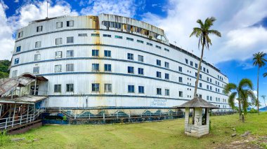 Terk Edilmiş Gemi Chalet, Grand Lagoona 'da Hayalet Gemi, Koh Chang, Trat, Tayland