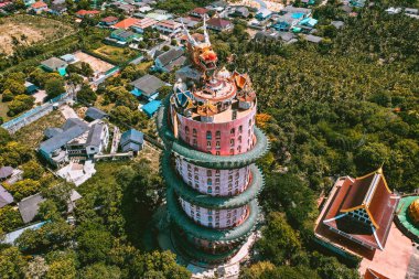 Nakhon Pathom, Tayland 'daki Ejder Tapınağı Wat Samphran