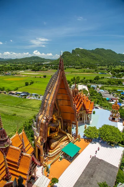 Wat Tham Khao Noi and Wat Tham Sua in Kanchanaburi, Thailand — Stock Photo, Image