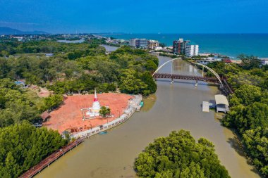 Phra Chedi Klang Nam, Phra Samut Chedi Pak Nam, Tayland, Rayong 'da