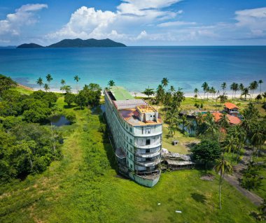 Terk Edilmiş Gemi Chalet, Grand Lagoona 'da Hayalet Gemi, Koh Chang, Trat, Tayland