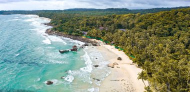 Haad Noi, Koh Kood 'daki Ao Noi Sahili, Trat, Tayland