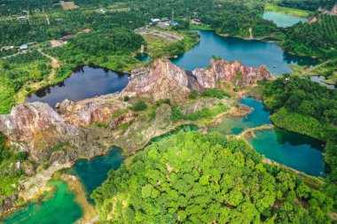 Chanthaburi, Tayland 'daki Büyük Kanyon Nong Bu.