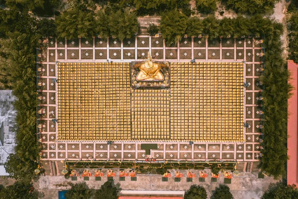 Phuttha Utthayan Makha Bucha Anusorn, Buddhism Memorial Park i Nakhon Nayok, Thailand — Stockfoto