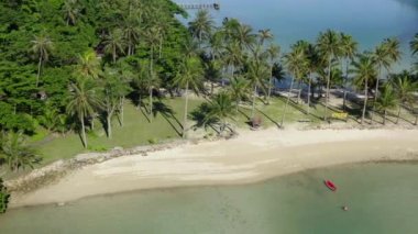 Koh Ngam 'ın havadan görünüşü, Koh Chang, Trat, Tayland