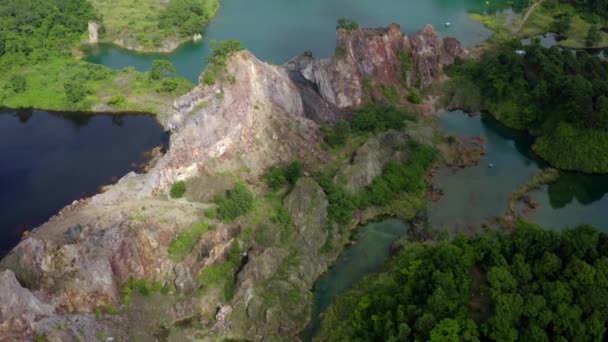 Grand Canyon Nong Bu στο Chanthaburi, Ταϊλάνδη — Αρχείο Βίντεο